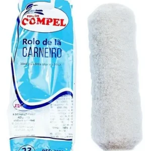 Pinceis COMPEL – Rolo de lã Carneiro 23cm